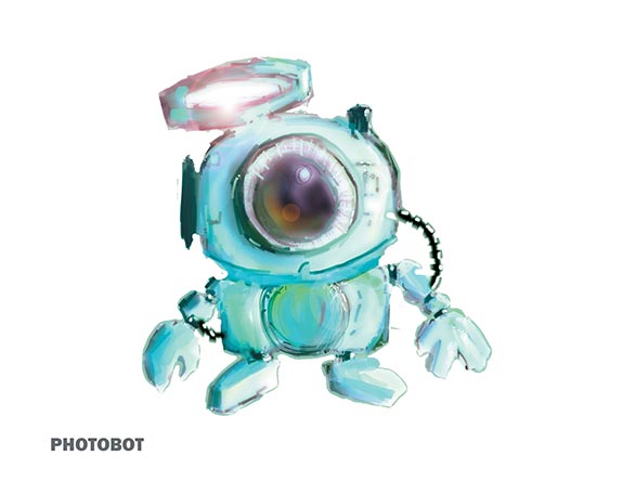 iBloks character concept Photobot