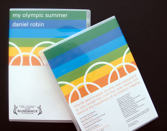 My Olympic Summer DVD Packaging Front and Back Design